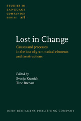 E-book, Lost in Change, John Benjamins Publishing Company