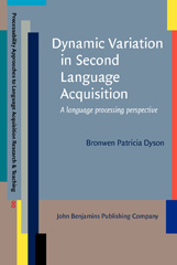 E-book, Dynamic Variation in Second Language Acquisition, Dyson, Bronwen Patricia, John Benjamins Publishing Company
