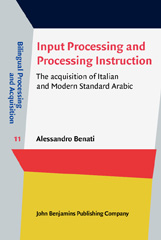 eBook, Input Processing and Processing Instruction, Benati, Alessandro, John Benjamins Publishing Company
