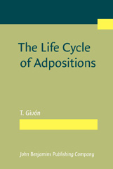 E-book, The Life Cycle of Adpositions, John Benjamins Publishing Company