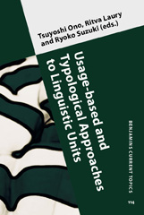 eBook, Usage-based and Typological Approaches to Linguistic Units, John Benjamins Publishing Company