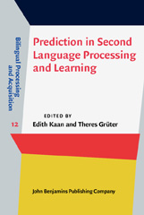 E-book, Prediction in Second Language Processing and Learning, John Benjamins Publishing Company