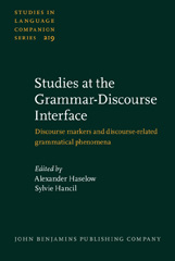 eBook, Studies at the Grammar : Discourse Interface, John Benjamins Publishing Company