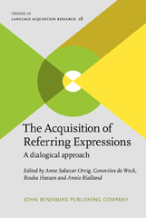 E-book, The Acquisition of Referring Expressions, John Benjamins Publishing Company