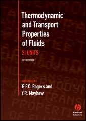 E-book, Thermodynamic and Transport Properties of Fluids, Blackwell
