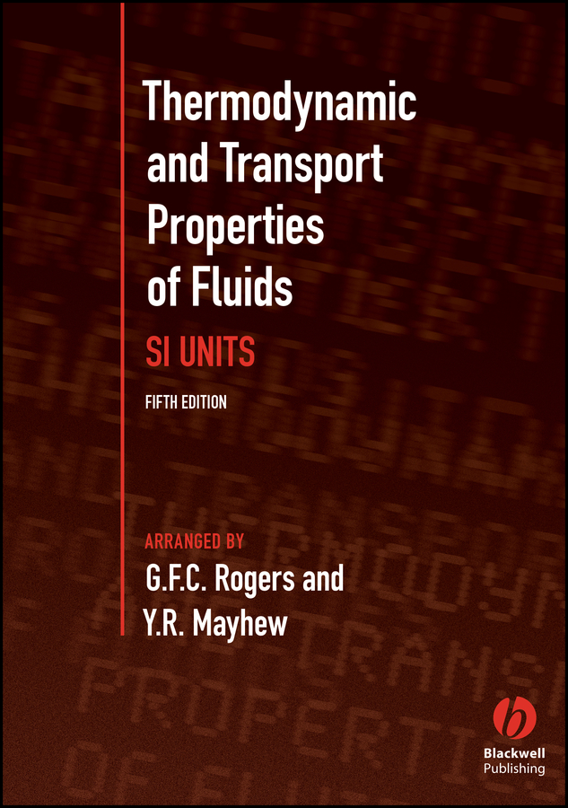 eBook, Thermodynamic and Transport Properties of Fluids, Blackwell