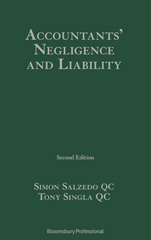 E-book, Accountants' Negligence and Liability, Bloomsbury Publishing
