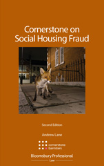 E-book, Cornerstone on Social Housing Fraud, Barristers, Cornerstone, Bloomsbury Publishing