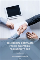 E-book, Commercial Contracts for UK Companies : Formation to Exit, Bloomsbury Publishing