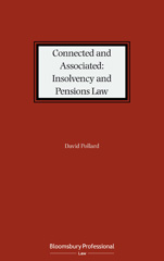 E-book, Connected and Associated : Insolvency and Pensions Law, Pollard, David, Bloomsbury Publishing