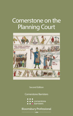 E-book, Cornerstone on the Planning Court, Barristers, Cornerstone, Bloomsbury Publishing
