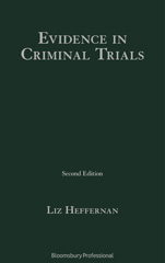eBook, Evidence in Criminal Trials, Bloomsbury Publishing