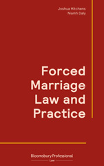E-book, Forced Marriage Law and Practice, Hitchens, Joshua, Bloomsbury Publishing