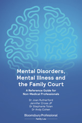 E-book, Mental Disorders, Mental Illness and the Family Court, Rutherford, Dr Joan, Bloomsbury Publishing