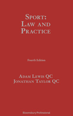 eBook, Sport : Law and Practice, Bloomsbury Publishing