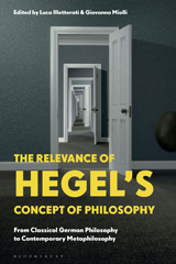 eBook, The Relevance of Hegel's Concept of Philosophy, Bloomsbury Publishing