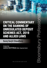 E-book, Critical Commentary on the Banning of Unregulated Deposit Schemes Act : 2019 and Allied Laws, Surjit, Chaudhary Suraj, Bloomsbury Publishing