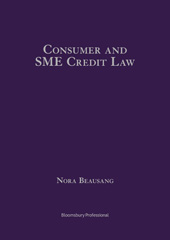 E-book, Consumer and SME Credit Law, Bloomsbury Publishing