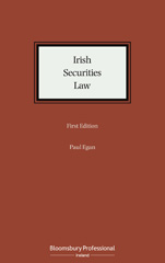 E-book, Irish Securities Law, Bloomsbury Publishing