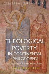 eBook, Theological Poverty in Continental Philosophy : After Christian Theology, Bloomsbury Publishing