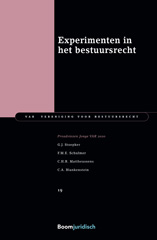 E-book, Experimenten in het bestuursrecht, Koninklijke Boom uitgevers