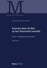 E-book, Koersen door de Wet op het financieel toezicht (deel 4) : Deel IV - Beleggingsondernemingen, Koninklijke Boom uitgevers