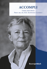 E-book, Accompli : Liber amicorum prof. mr. dr. M.E. Koppenol-Laforce, Koninklijke Boom uitgevers