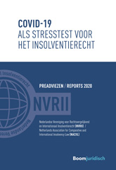 E-book, COVID-19 als stresstest voor het insolventierecht, Koninklijke Boom uitgevers