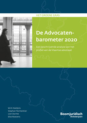 E-book, De Advocatenbarometer 2020 : Een beschrijvende analyse van het profiel van de Vlaamse advocaat, Koninklijke Boom uitgevers