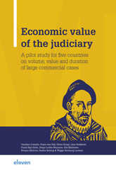 E-book, Economic value of the judiciary : A pilot study for five countries on volume, value and duration of large commercial cases, Koninklijke Boom uitgevers