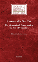E-book, Ritorno alla Flat Tax : Un itinerario di Atene antica fra VII e IV secolo?, Brepols Publishers