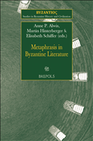 E-book, Metaphrasis in Byzantine Literature, Brepols Publishers