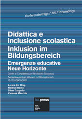 E-book, Didattica e inclusione scolastica : emergenze educative = Inklusion im Bildungsbereich : neue Horizonte, Bozen-Bolzano University Press