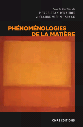 E-book, Phénoménologies de la matière, CNRS Éditions