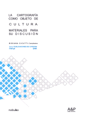 E-book, La Cartografia Como Objeto De Cultura : Materiales para su discusión, CP67