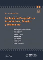 E-book, La tesis de posgrado en arquitectura, diseño y urbanismo, CP67