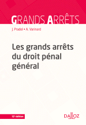 E-book, Les grands arrêts du droit pénal général, Éditions Dalloz