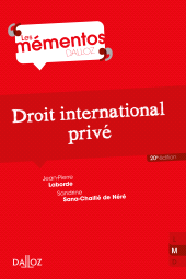 E-book, Droit international privé., Éditions Dalloz