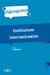 E-book, Institutions internationales., Éditions Dalloz