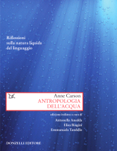 eBook, Antropologia dell'acqua, Carson, Anne, Donzelli Editore