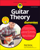 eBook, Guitar Theory For Dummies with Online Practice, For Dummies