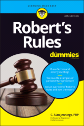 E-book, Robert's Rules For Dummies, For Dummies