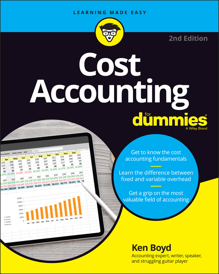 eBook, Cost Accounting For Dummies, For Dummies
