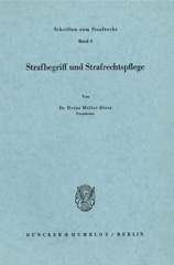 eBook, Strafbegriff und Strafrechtspflege., Duncker & Humblot