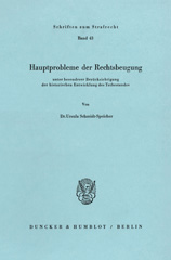E-book, Hauptprobleme der Rechtsbeugung : unter besonderer Berücksichtigung der historischen Entwicklung des Tatbestandes., Duncker & Humblot