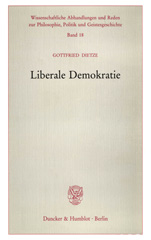 eBook, Liberale Demokratie., Duncker & Humblot