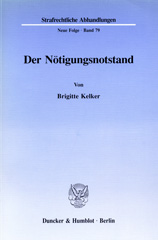 E-book, Der Nötigungsnotstand., Duncker & Humblot