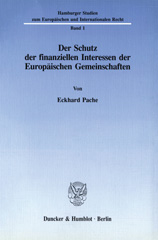 E-book, Der Schutz der finanziellen Interessen der Europäischen Gemeinschaften., Duncker & Humblot
