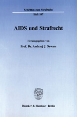 E-book, AIDS und Strafrecht., Duncker & Humblot