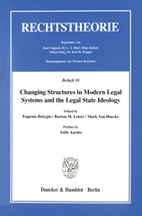 E-book, Changing Structures in Modern Legal Systems and the Legal State Ideology. : Preface by Aulis Aarnio., Duncker & Humblot